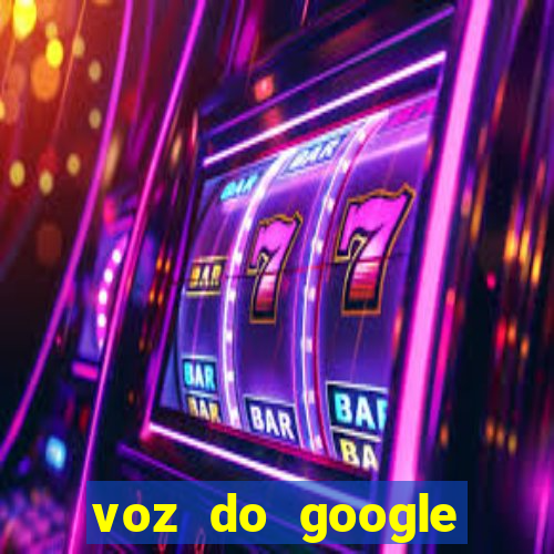 voz do google tradutor homem